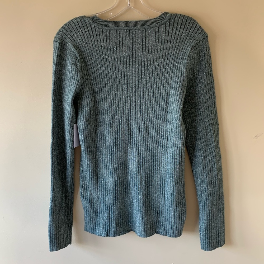 Nine West | Cozy Stretchy Crewneck Sweater | L - Picture 2 of 7